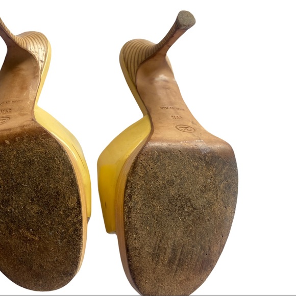 Chanel Perforated Leather CC Wooden Sandals Mules - Picture 4 of 4